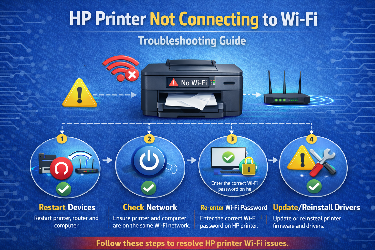 hp printer not connecting to wifi troubleshooting guide