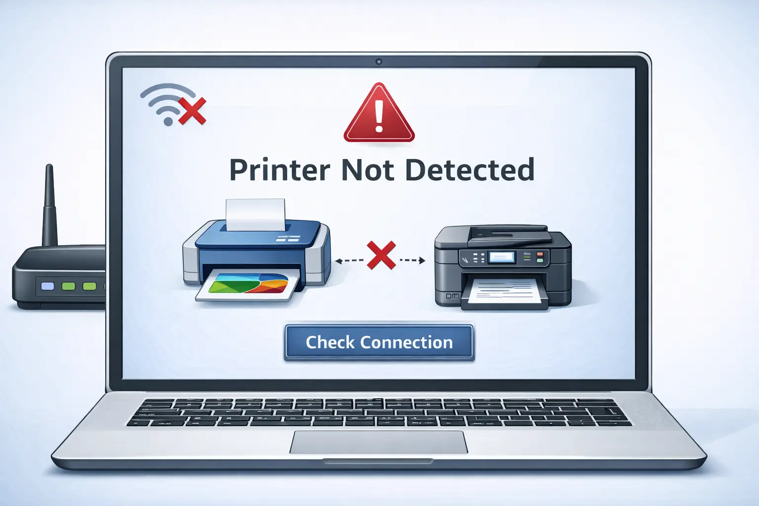 Printer Not Detected: 10 Causes and How to Fix Printer Detection Problems