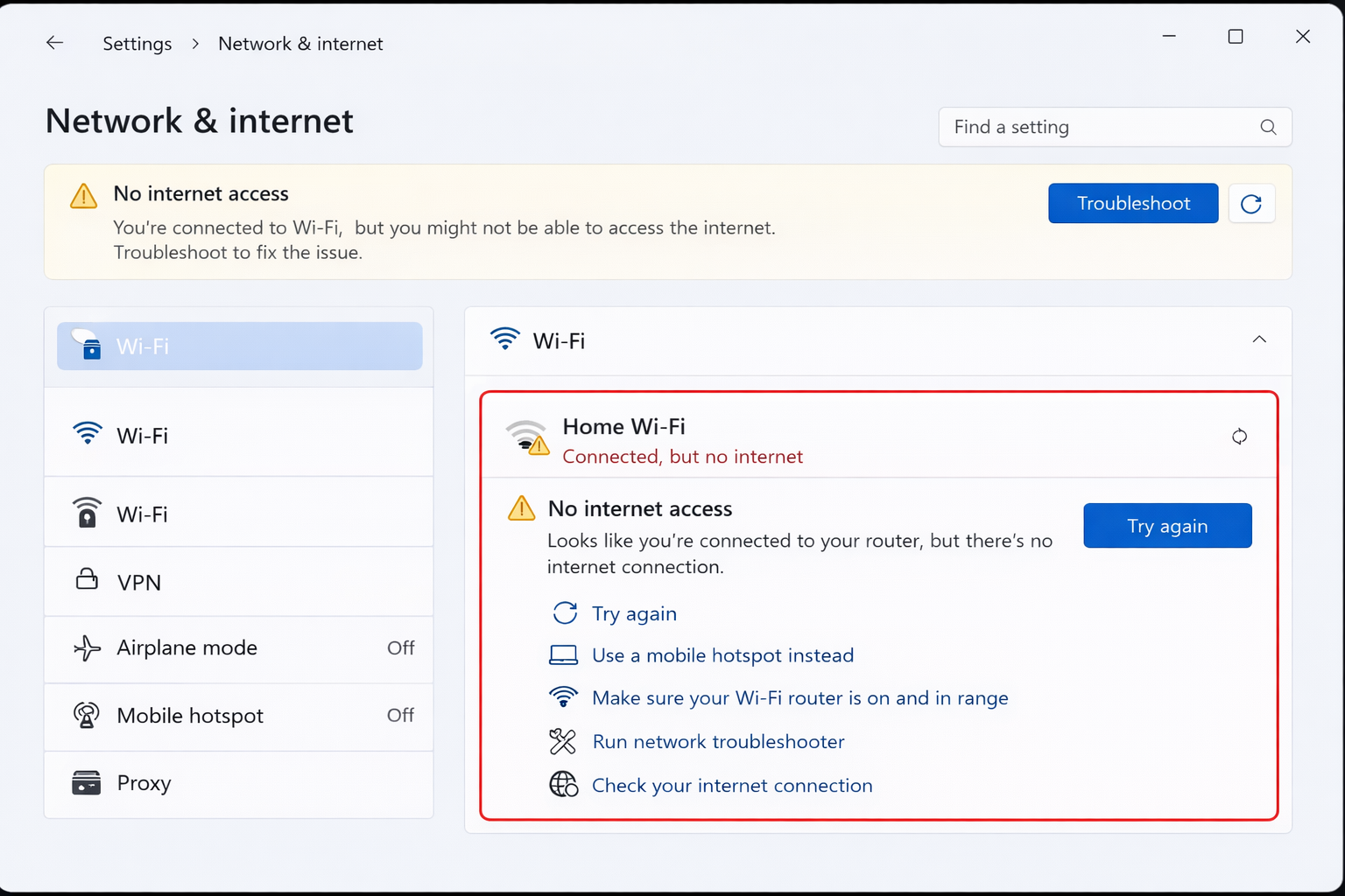 printer connected to wifi but not printing