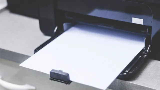 HP printer printing blank pages issue showing empty paper output