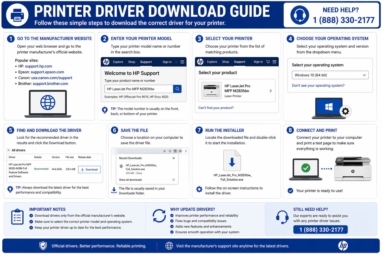 printer driver download and installation guide